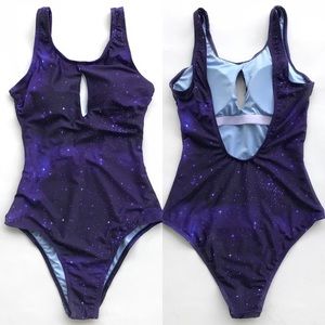 Starry Night One Piece Bathing Suit